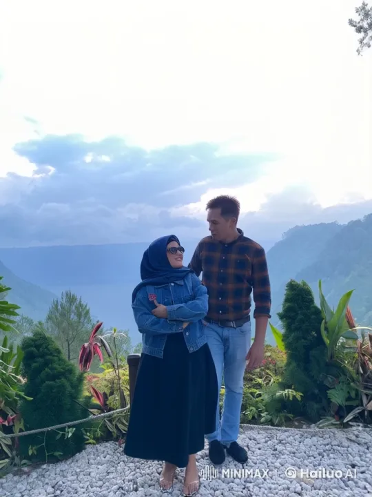 Couple Performs Synchronized Kungfu in Serene Mountain Setting – AI Generated Video | Hailuo AI
