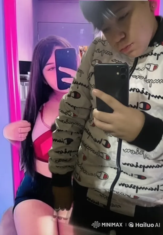 Warm Intimate Selfie Kiss in Live2D Animation – AI Generated Video | Hailuo AI