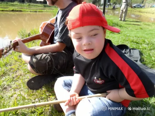 Boy Catches Shark with Acoustic Guitar Accompaniment – AI Generated Video | Hailuo AI