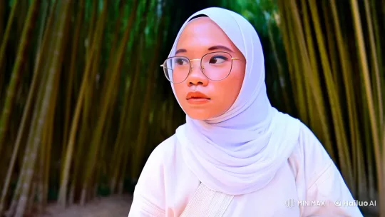 Young Woman in Bamboo Forest Practicing Martial Arts – AI Generated Video | Hailuo AI