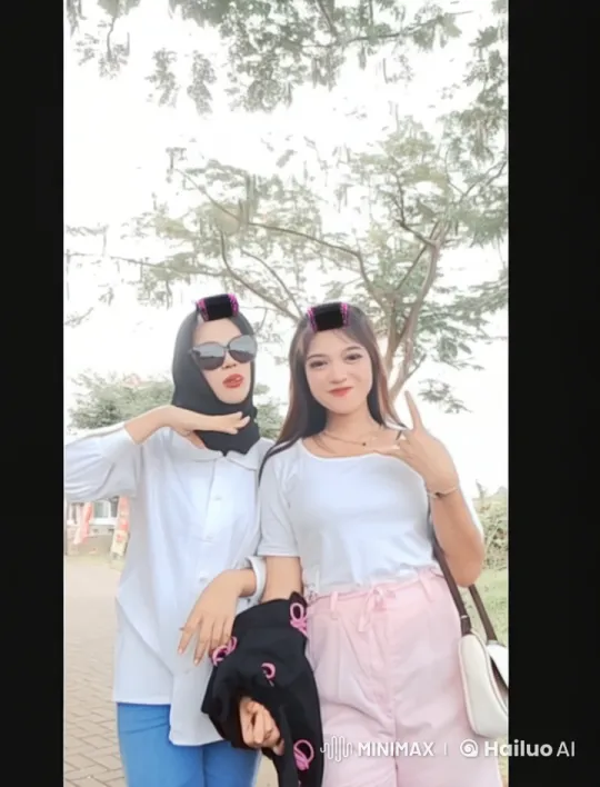 Live2D Animation: Female Characters in Casual Clothing Performing Kung Fu – AI Generated Video | Hailuo AI