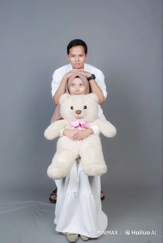 Casual Guys Perform Kungfu with Teddy Bear – AI Generated Video | Hailuo AI
