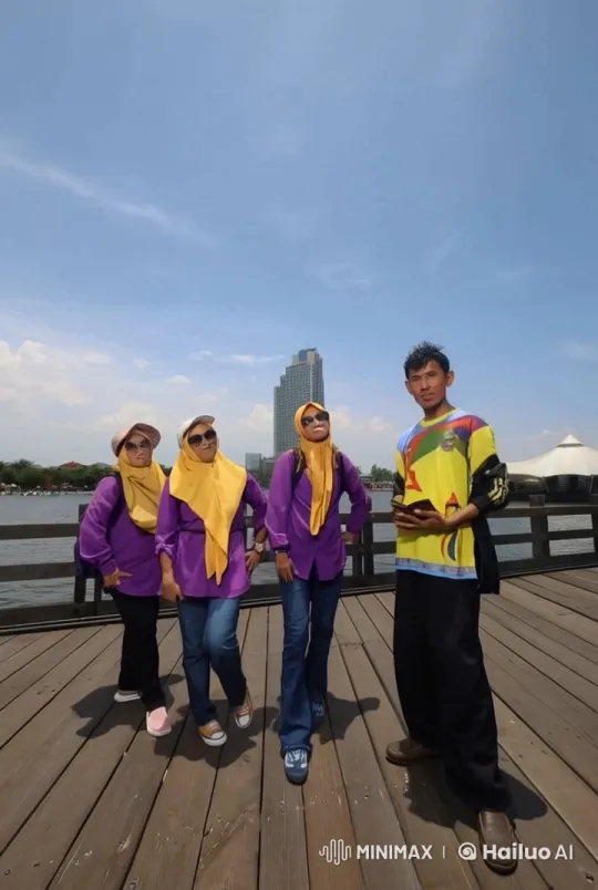 Live2D Animated Kungfu Performance by the Waterside – AI Generated Video | Hailuo AI