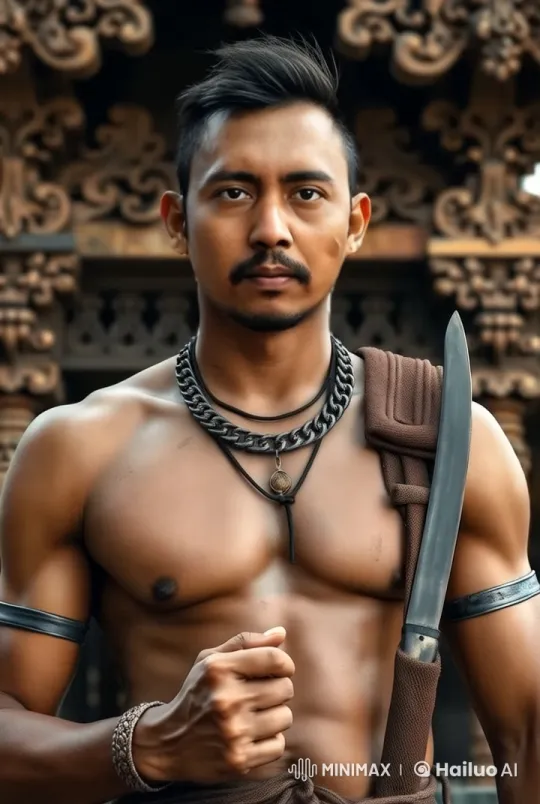 Athletic Man in Traditional Setting展现力量与决心 – AI Generated Video | Hailuo AI