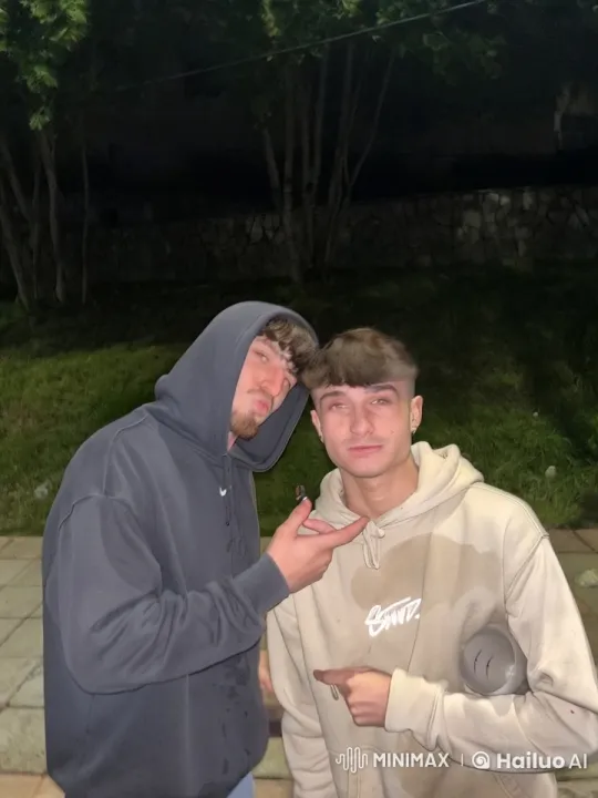 Two Friends Share a Moment of Affection – AI Generated Video | Hailuo AI