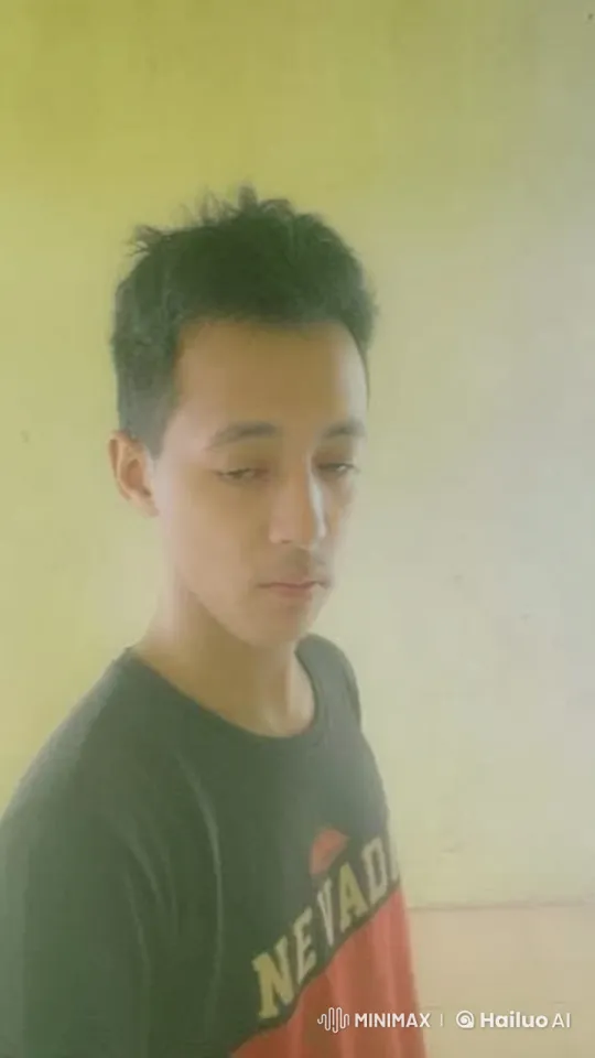 Young Person in 'NEVADA' Shirt - Live2D Render Video – AI Generated Video | Hailuo AI