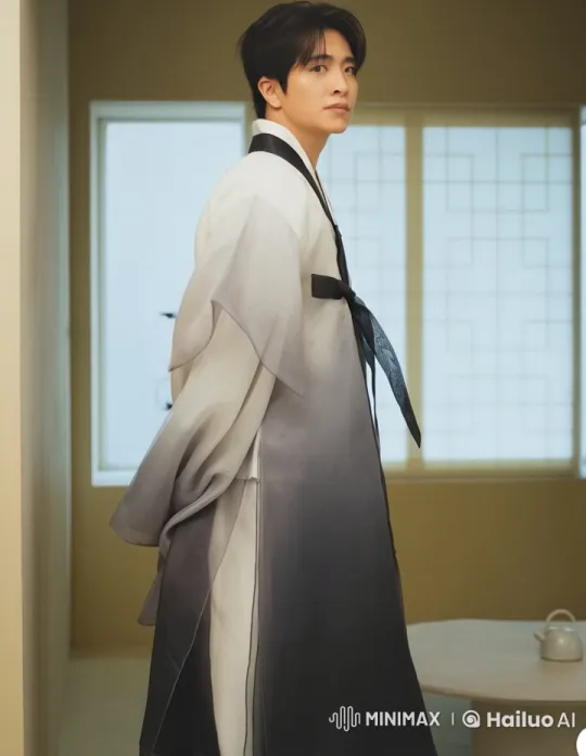 Traditional Hanbok Kung Fu Fighter Showcases Graceful Mastery – AI Generated Video | Hailuo AI
