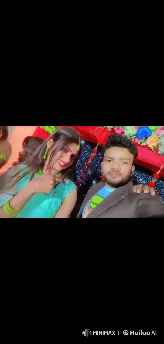 Couple Sharing Intimate Kiss in Festive Setting – AI Generated Video | Hailuo AI