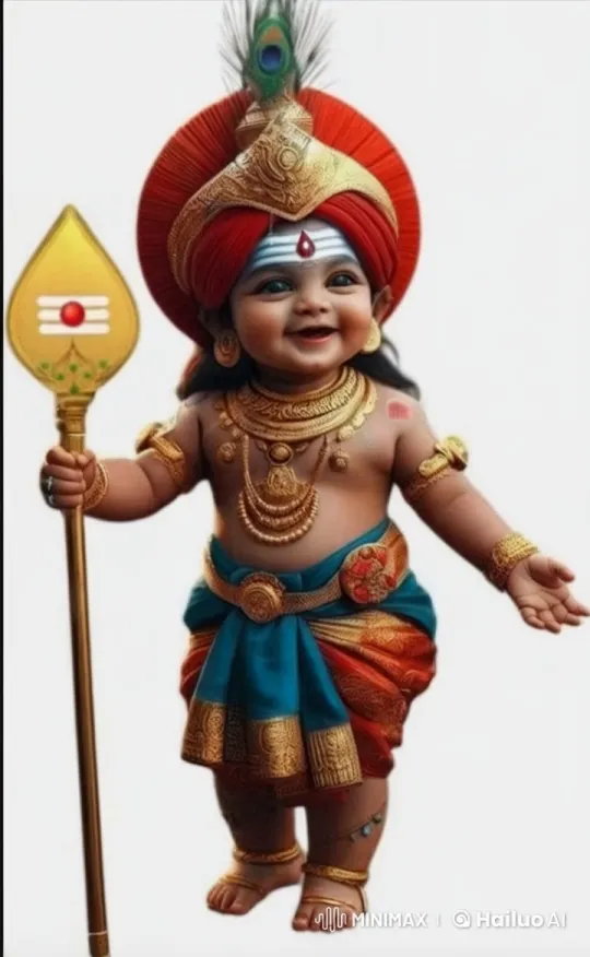 Child-Like Deity Performs Graceful Kavadi Dance in Live2D – AI Generated Video | Hailuo AI