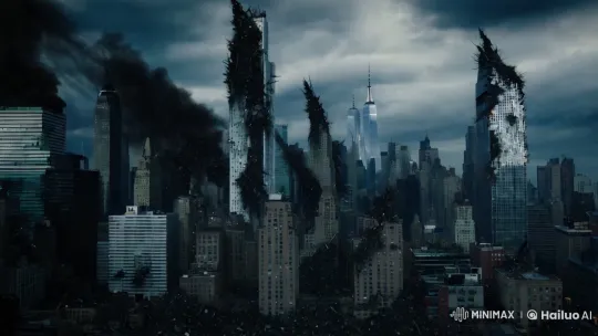 Dystopian Vision: Ruins of a Former New York City – AI Generated Video | Hailuo AI