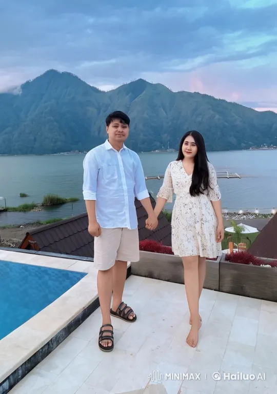 Couple Practicing Kung Fu by Serene Mountain Lake – AI Generated Video | Hailuo AI