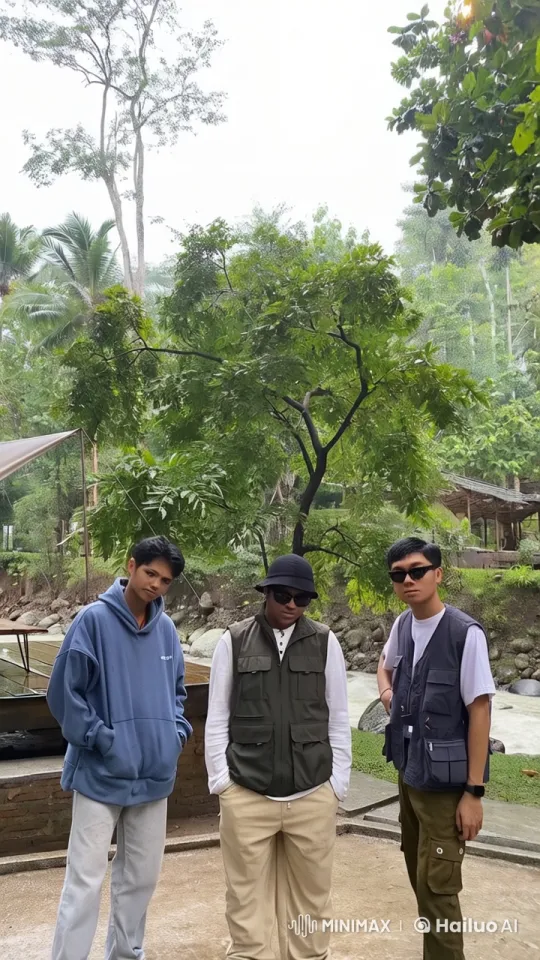 Friends Engage in Epic Kungfu Battle in Lush Nature Setting – AI Generated Video | Hailuo AI