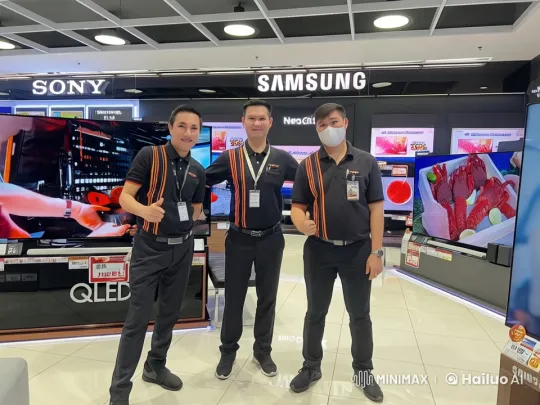 Live2D Video: Engaging Electronics Store Employees – AI Generated Video | Hailuo AI