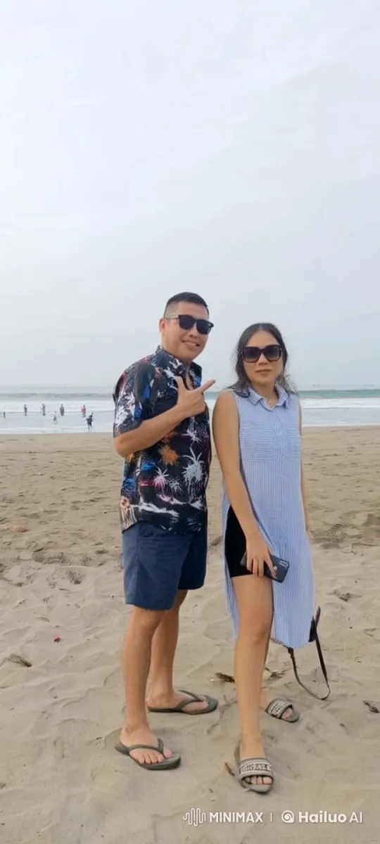 Dynamic Kung Fu Display on a Vibrant Beach Setting – AI Generated Video | Hailuo AI