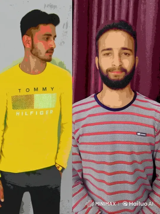 Couple in Casual Clothing Share a Kiss – AI Generated Video | Hailuo AI