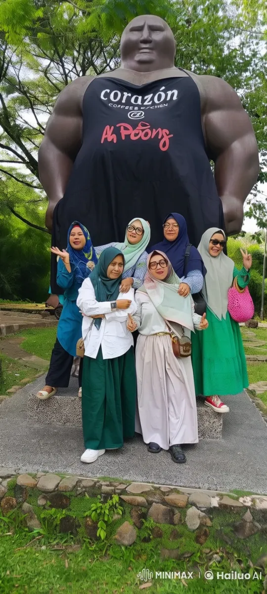 Friends in Joyful Poses in Park with Swaying Leaves – AI Generated Video | Hailuo AI