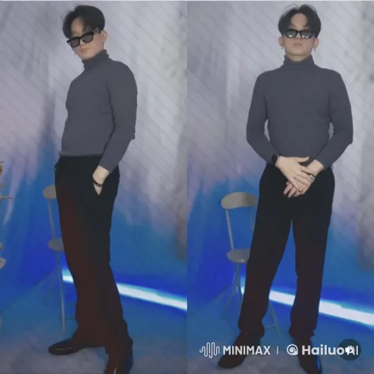 Live2D Animated Kungfu Stance Transition – AI Generated Video | Hailuo AI