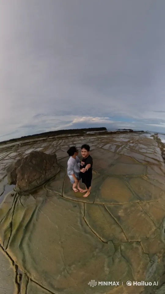 Live2D Animated Kung Fu Battle on Rocky Shoreline – AI Generated Video | Hailuo AI
