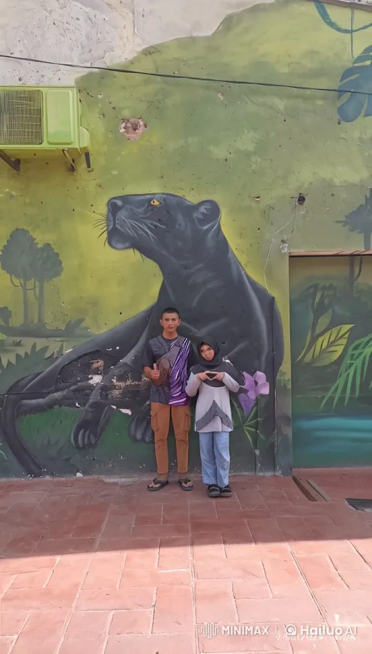 Live2D Kungfu Performance in Front of Mural – AI Generated Video | Hailuo AI