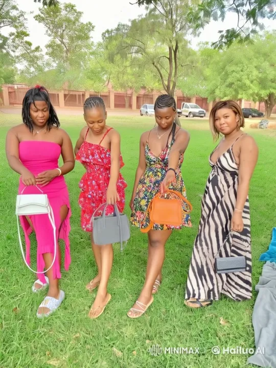 Fashionable Women Showcase Kungfu Skills in Lush Setting – AI Generated Video | Hailuo AI