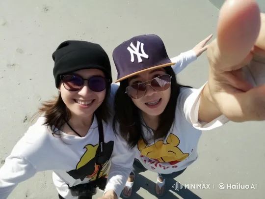 Animated Friends' Martial Arts on the Beach – AI Generated Video | Hailuo AI