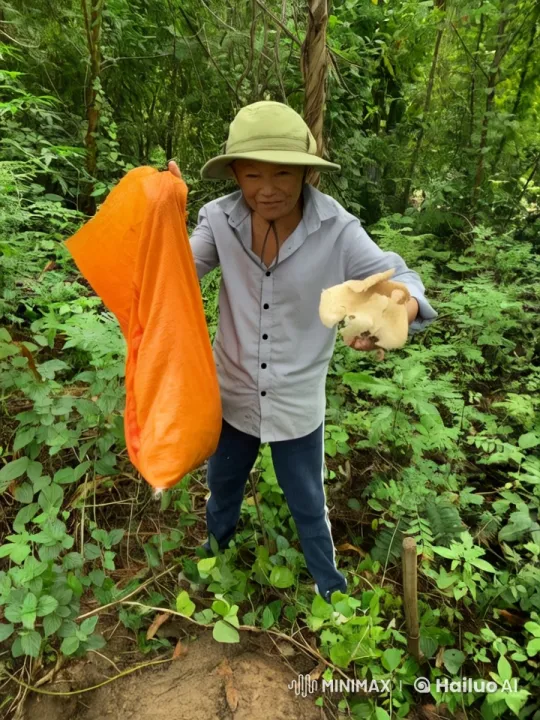 Grandpa Red Five Invites Kids to Mushroom Picking Adventure – AI Generated Video | Hailuo AI