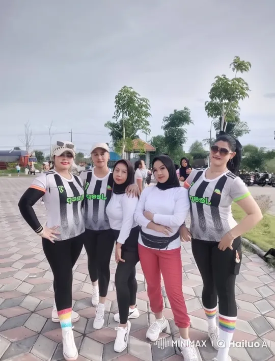 Five Women Perform Synchronized Kungfu in Live2D Video – AI Generated Video | Hailuo AI