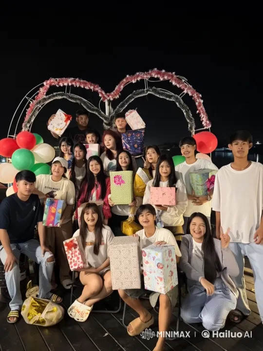 Friends Celebrate with Martial Arts Showdown – AI Generated Video | Hailuo AI