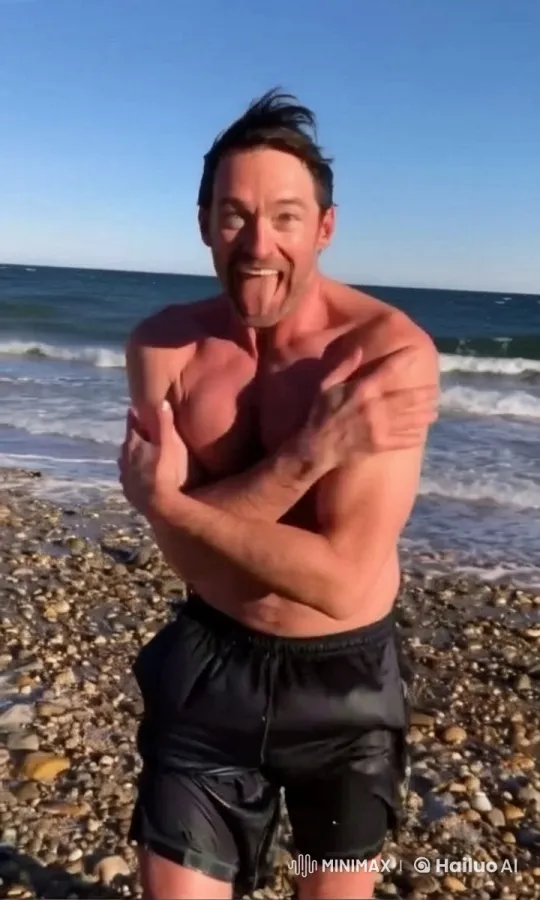 Kung Fu Master Demonstrates Techniques at Rocky Beach – AI Generated Video | Hailuo AI