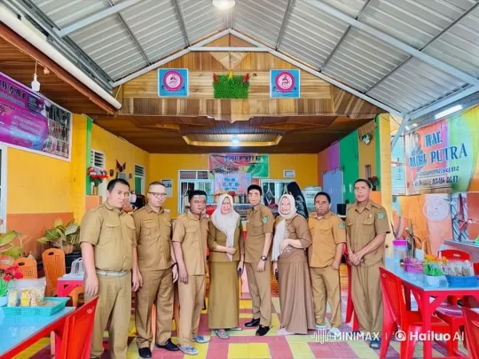 Live2D Animation: Group Practicing Kung Fu in Colorful Room – AI Generated Video | Hailuo AI