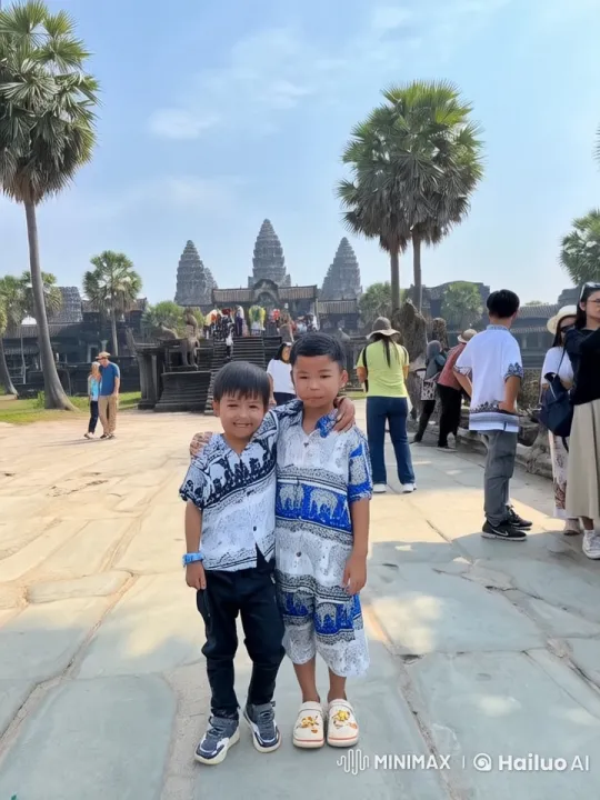 Children Perform Kung Fu at Ancient Temple in Live2D Animation – AI Generated Video | Hailuo AI