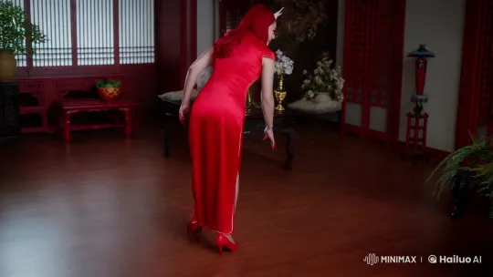 Transformation of a Possessed Woman in Traditional Chinese Aesthetics – AI Generated Video | Hailuo AI