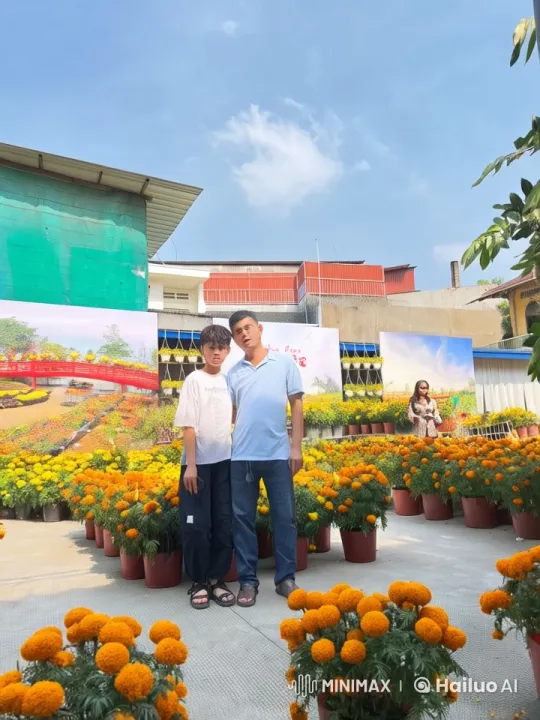 Martial Artists Showcase Skills in Orange Flower Garden – AI Generated Video | Hailuo AI