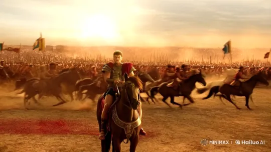 Alexander the Great at the Battle of Gaugamela – AI Generated Video | Hailuo AI