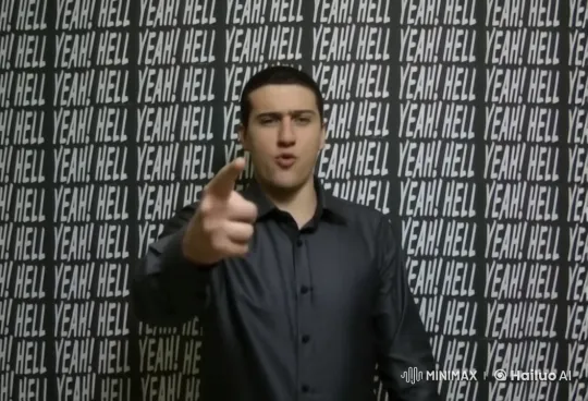 Live2D Video: Intense Urgency with Repetitive Backdrop – AI Generated Video | Hailuo AI