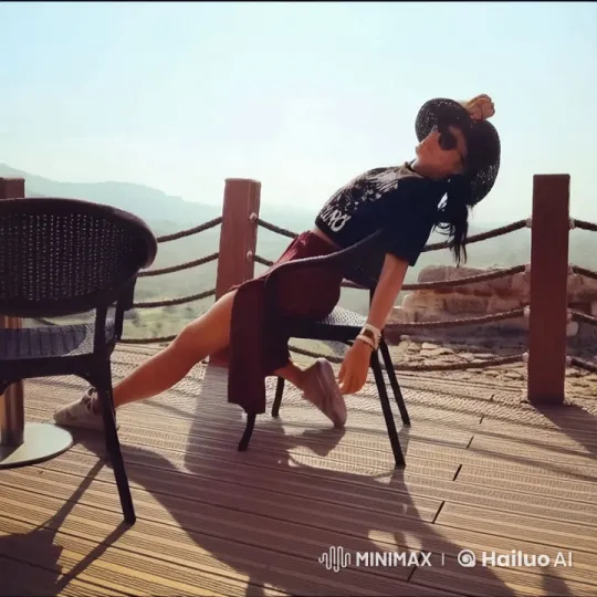 Girl Watches Majestic Yacht Appear on Serene Horizon – AI Generated Video | Hailuo AI