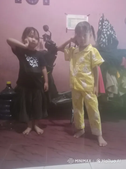 Live2D Animated Children Practicing Kung Fu – AI Generated Video | Hailuo AI