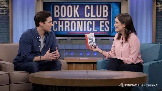 Book Club Chronicles: Live2D Discussion on 'Half Heart' – AI Generated Video | Hailuo AI