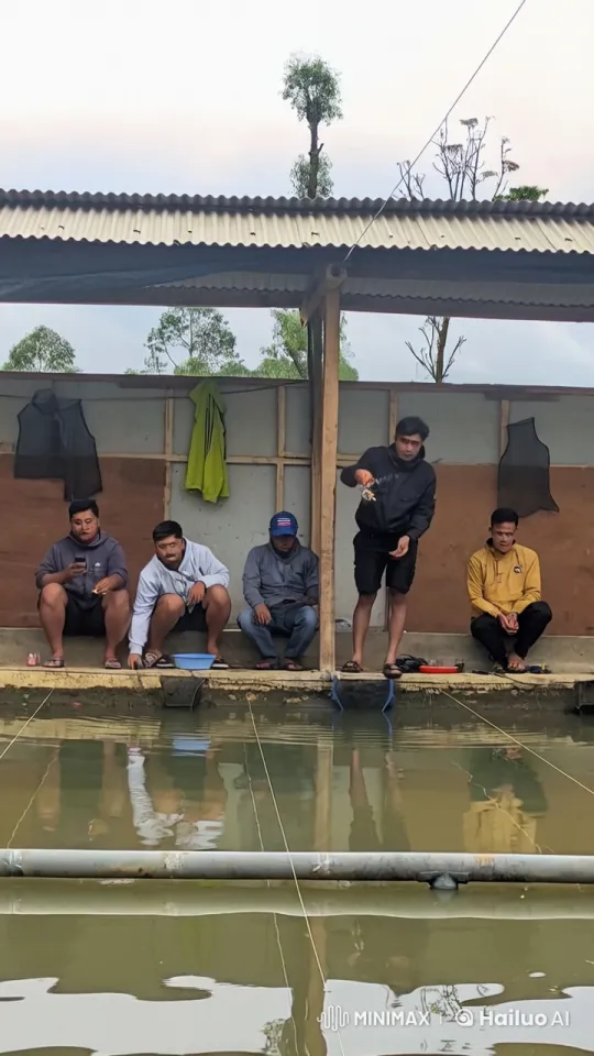 Intense Martial Arts Battle by a Pond Shelter – AI Generated Video | Hailuo AI
