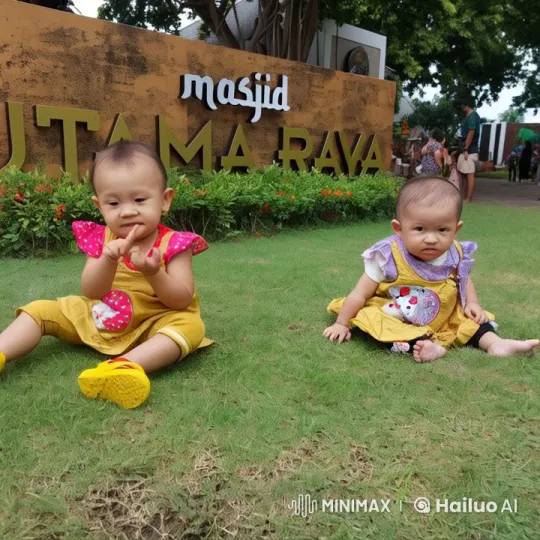 Children's Joyful Kungfu Play in Garden – AI Generated Video | Hailuo AI