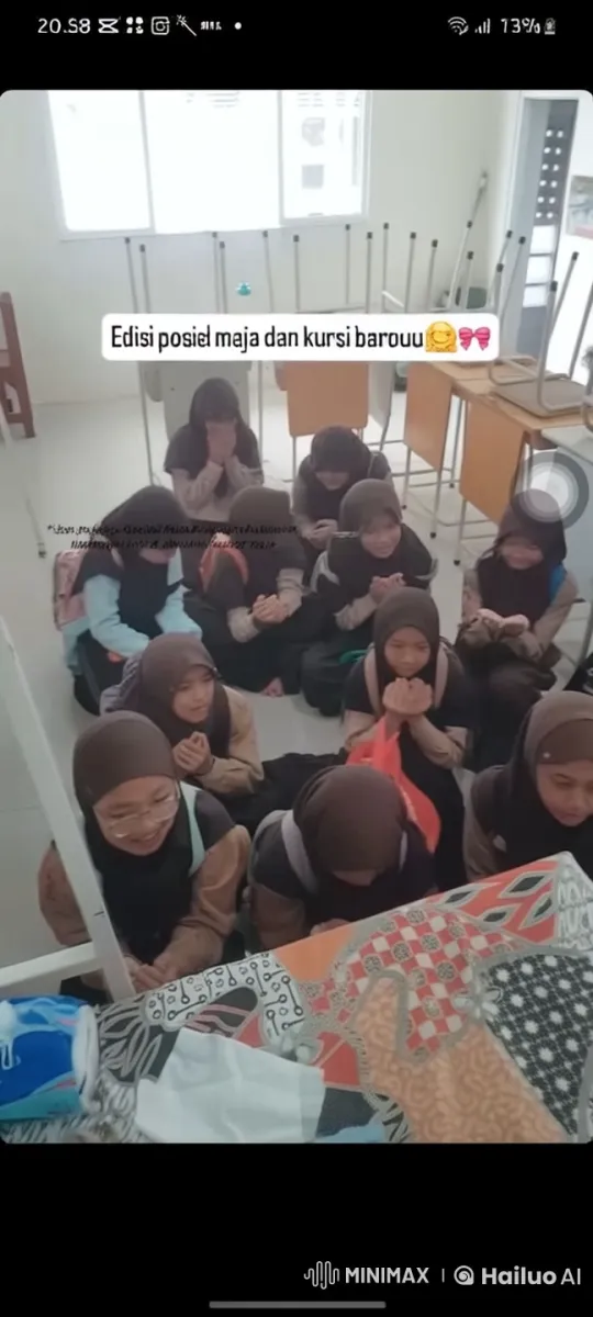Classroom Kungfu Training in Live2D Animation – AI Generated Video | Hailuo AI