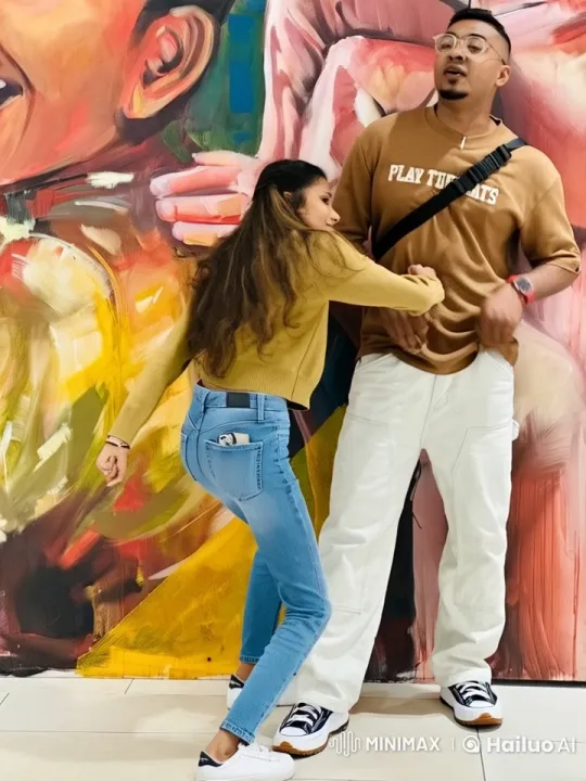 Playful Kungfu Hustle Between Young Couple in Live2D Animation – AI Generated Video | Hailuo AI