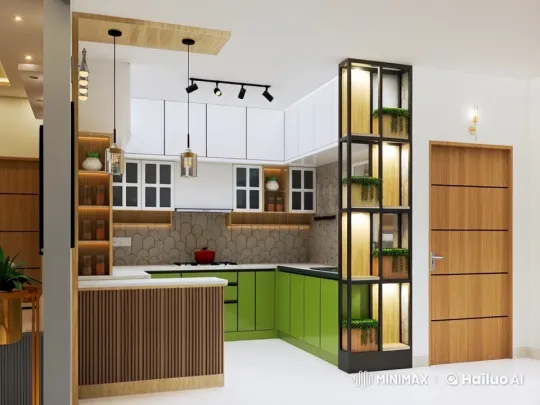 Modern Kitchen Design with Minimalist Aesthetics – AI Generated Video | Hailuo AI