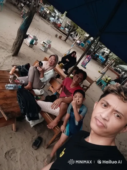 Beach Relaxation Interrupted by Dynamic Kungfu Performance – AI Generated Video | Hailuo AI