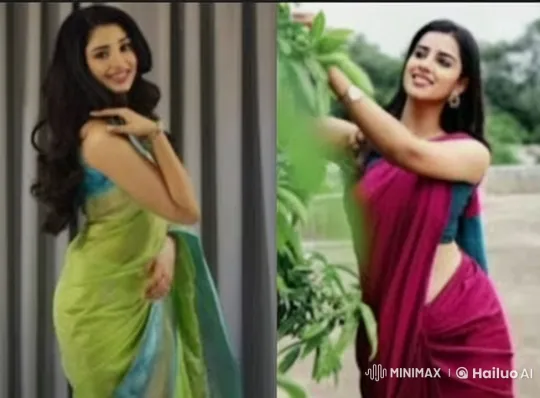 Live2D Animation: Two Women in Sarees Kissing – AI Generated Video | Hailuo AI