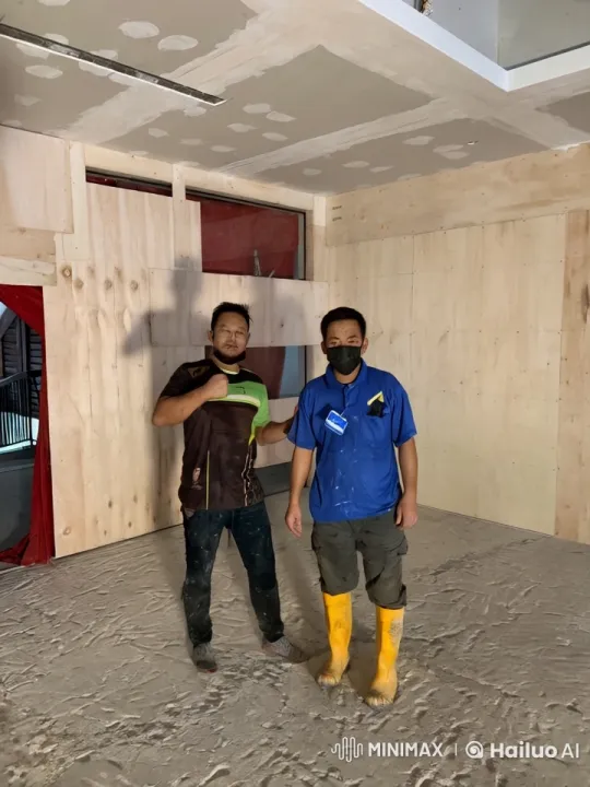 Kung Fu Practitioners Spar in Unfinished Room – AI Generated Video | Hailuo AI