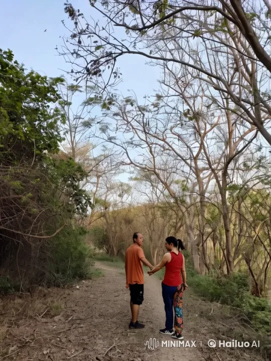 Kungfu Sparring in Serene Wooded Setting – AI Generated Video | Hailuo AI