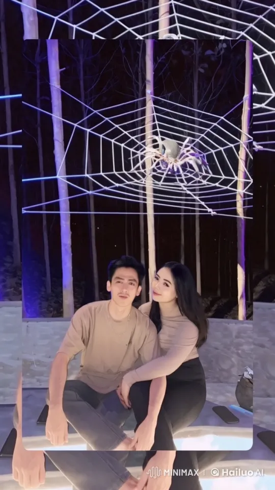 Couple Witnessing Kungfu Display in Mystical Forest – AI Generated Video | Hailuo AI