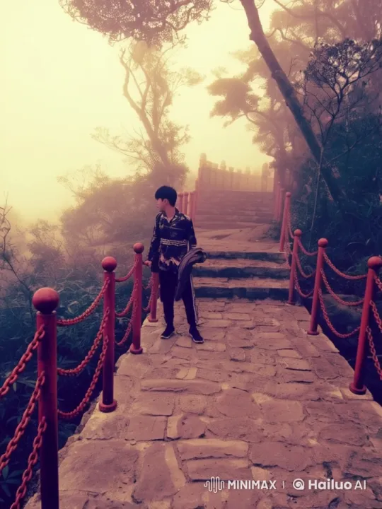 Mystical Forest Path: Kungfu Fighter Showcases Skills – AI Generated Video | Hailuo AI