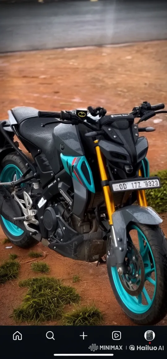 Motorcycle Transforms into Futuristic Robot in Damp Landscape – AI Generated Video | Hailuo AI